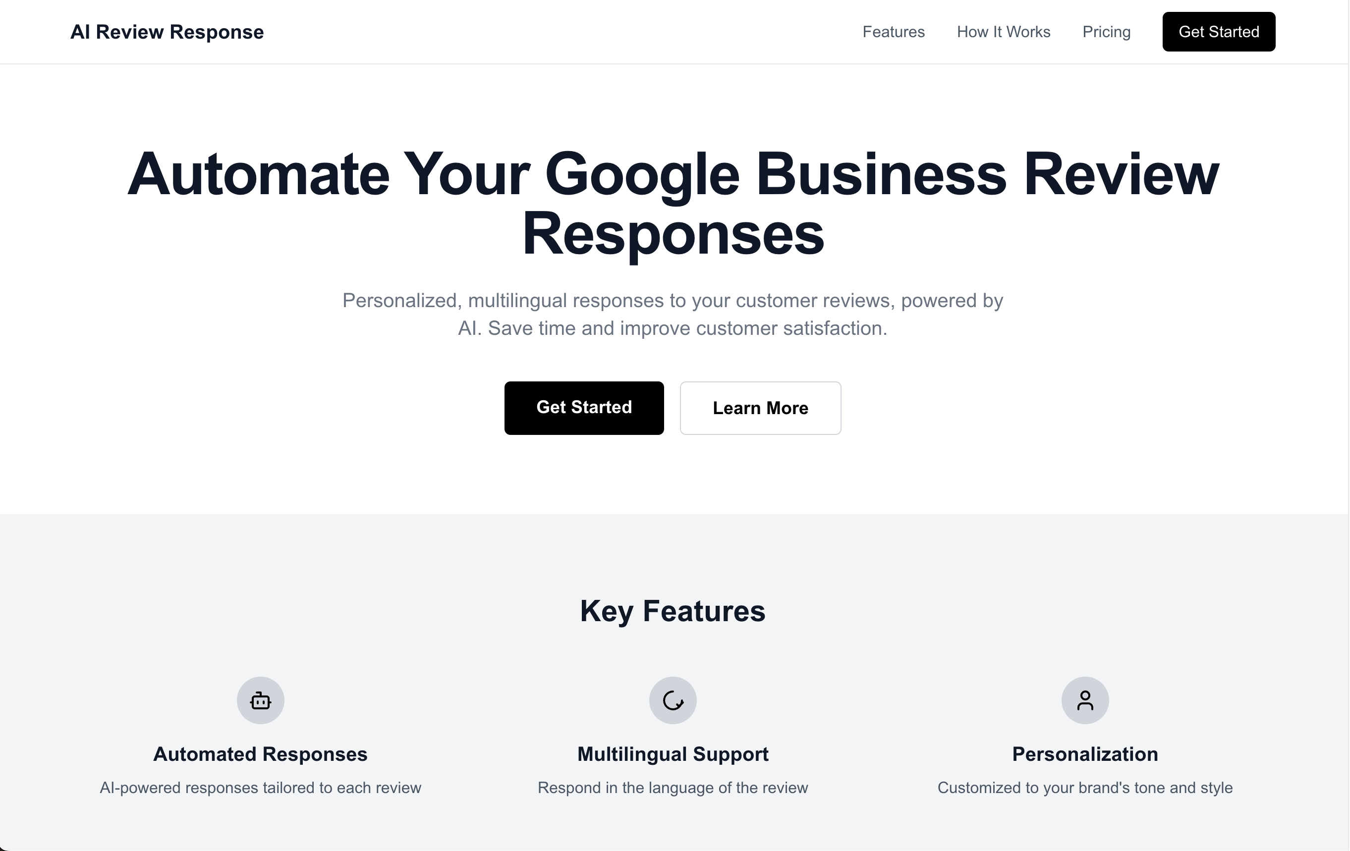Review Automation Service for Google Places